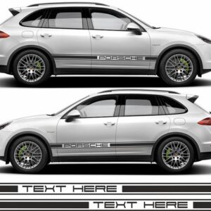 Porsche Cayenne Skirtline Sticker