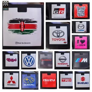 Car Logo Branded Insurance Holder Pocket.