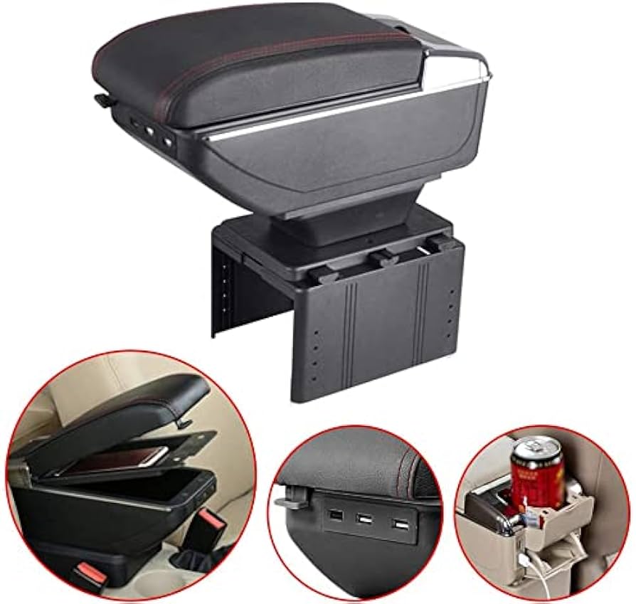 Universal Armrest Center Console With USB Port
