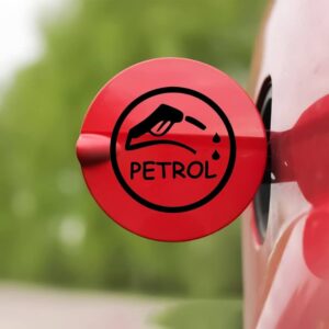 Petrol Fuel Tank Door Sticker.
