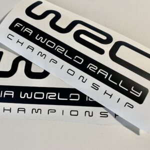 WRC Rally Car Body Sticker.