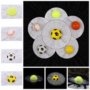 3D Hit Window Crack Car Sticker