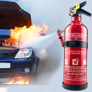 Car Dry Powder Fire Extiguisher (1kg)