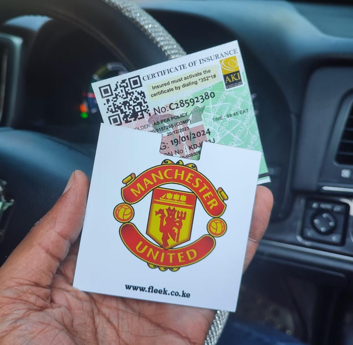 Man-United Car Insurance Holder