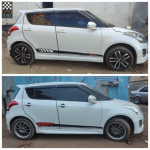 Suzuki Swift Customised Sticker.