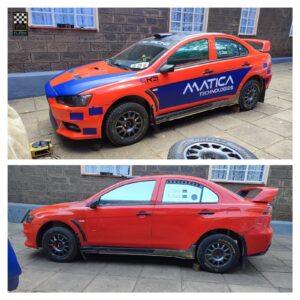 Rally Car Design and Branding.