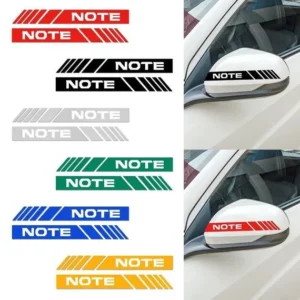 Nissan Note Side Mirror Stripes Sticker.