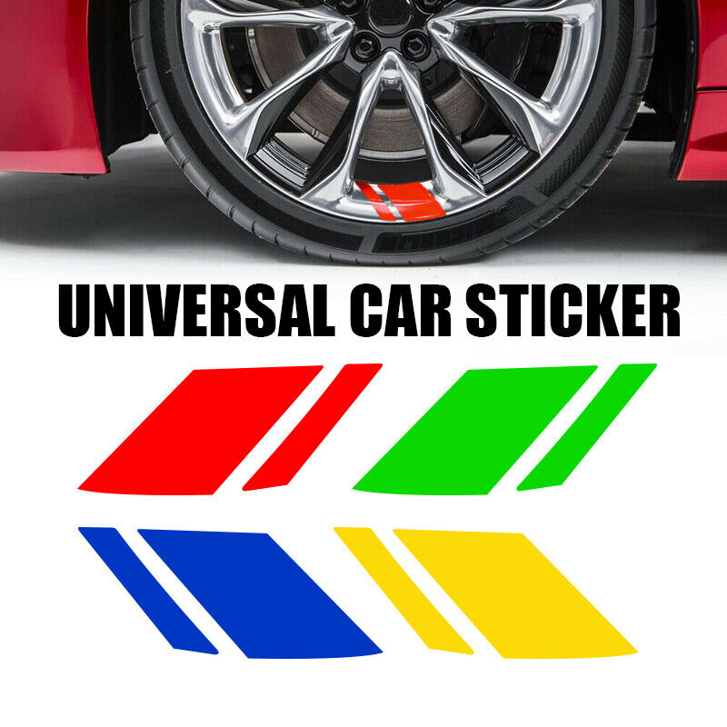 Car Rim Decals Stripes. (6pcs)