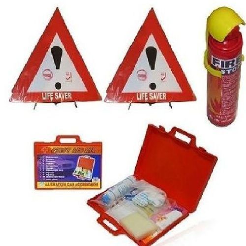 Car Emergency Safety Kit Hamper(Triangle Pair,Kit,Extinguisher)
