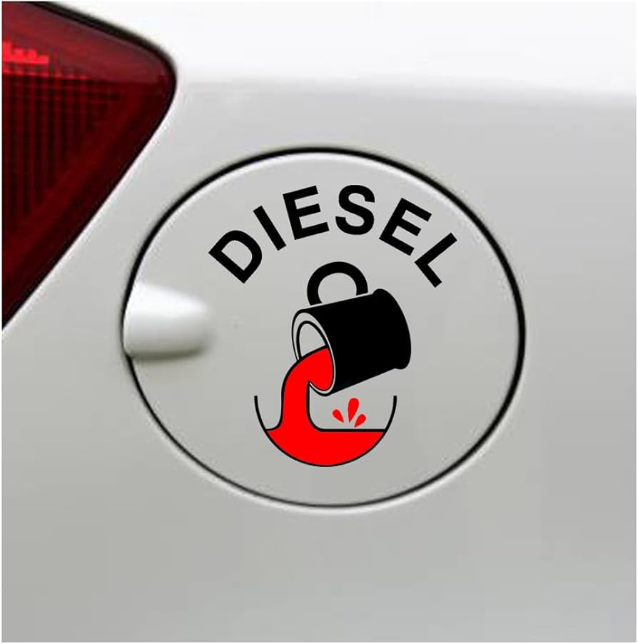 Fuel Tank Sticker Diesel / Petrol