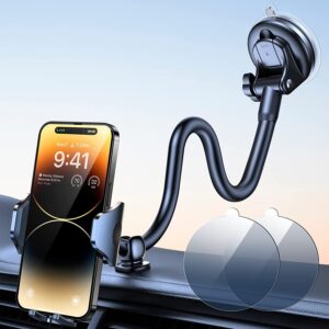 Long Arm Car Phone Holder 360 Rotating