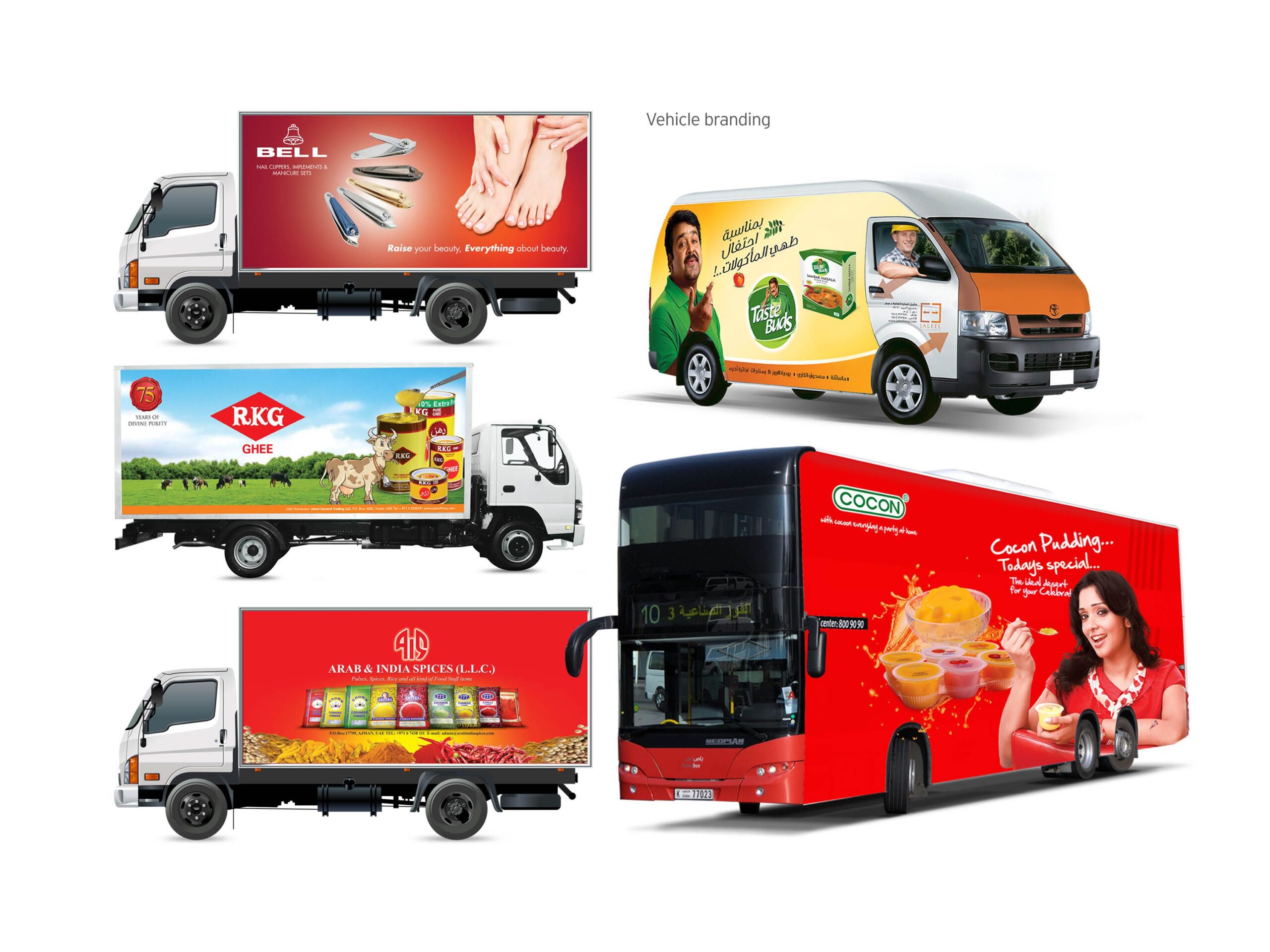 Vehicle Branding Truck, Van, Bus, Motorcycle