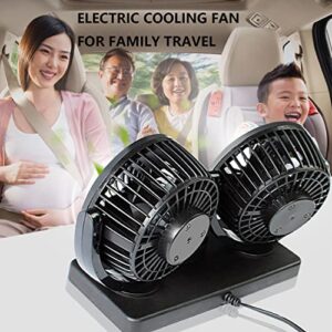 Universal Car Fan / Double Head Cooling