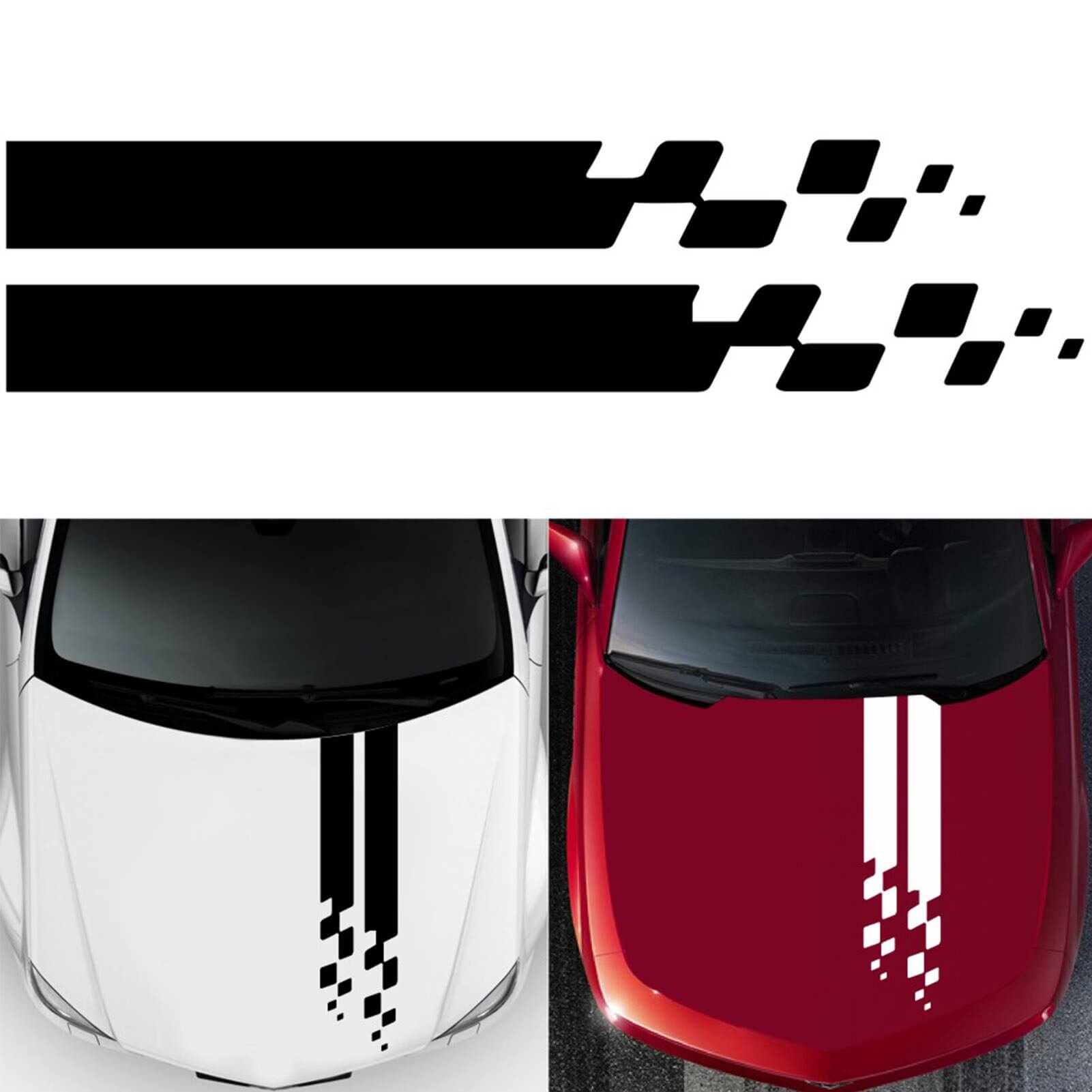 Car Hood / Bonnet Stripes Sticker