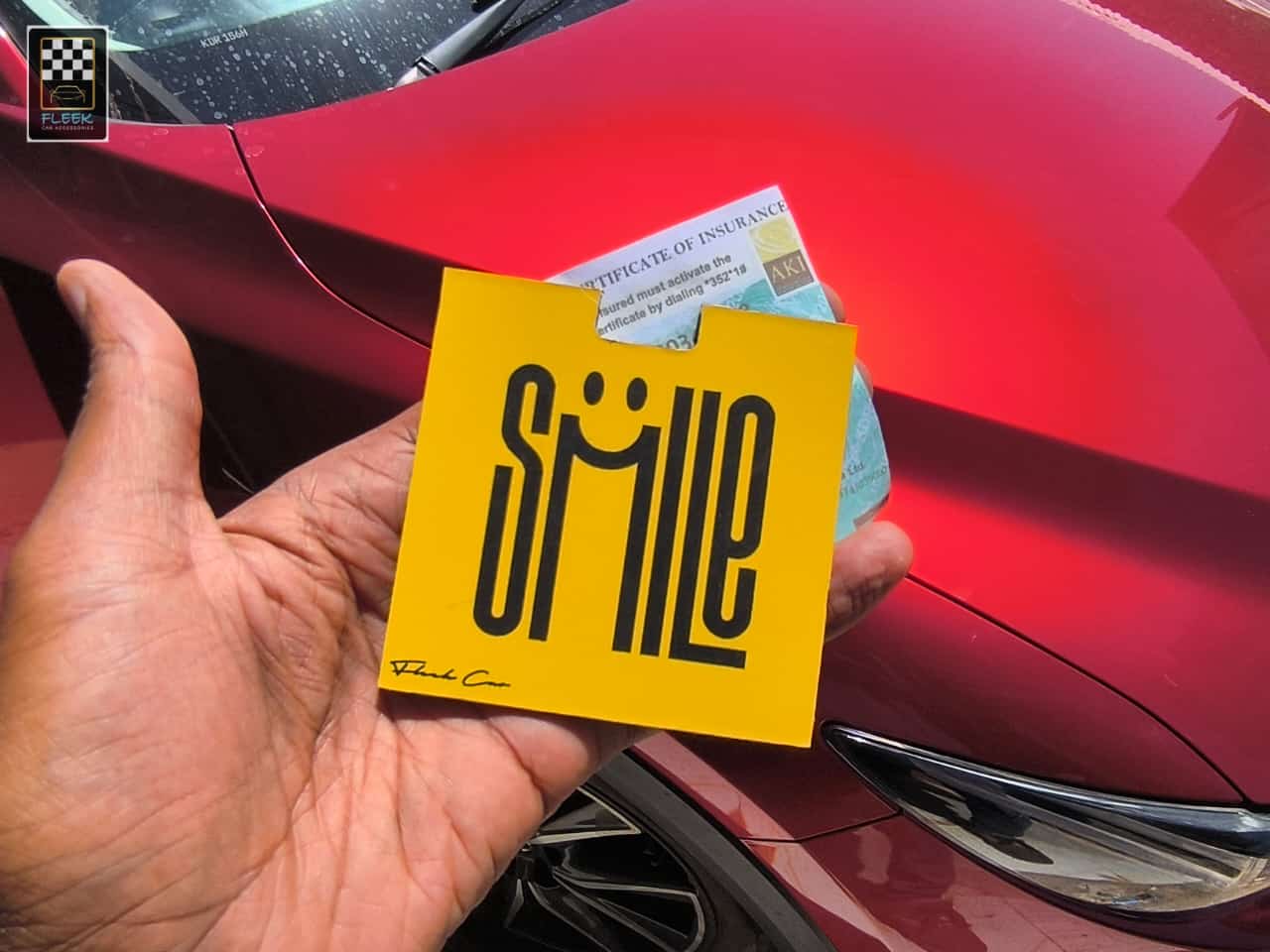 Car Insurance Holder / Smile Insurance Holder