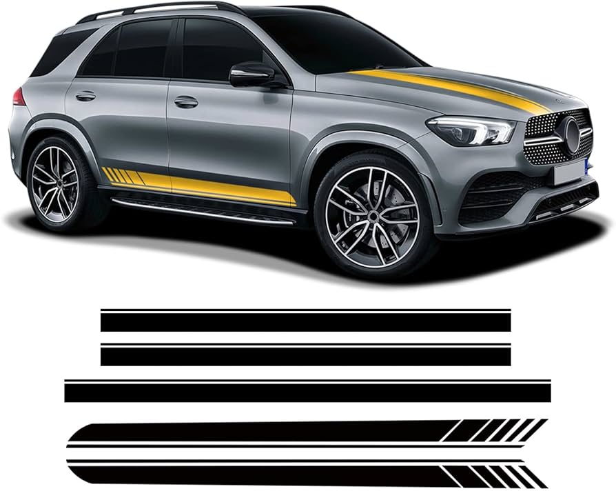 Mercedes Benz GLE Skirtline Sticker