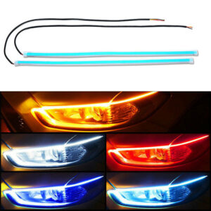 Car LED Daytime Running Lights / Flexible Soft Strip Signal Light