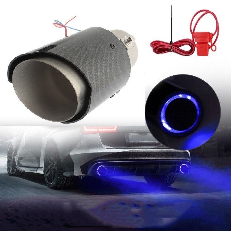 Blue Flame LED Exhaust Tip