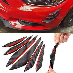 Front Bumper Fins Spoiler Canards