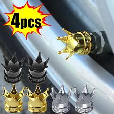 Classy Crown Tire Nozzle Caps