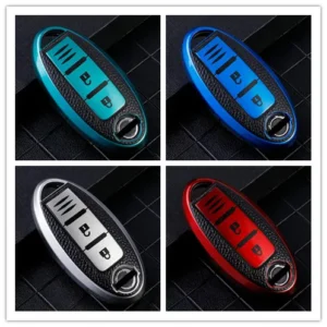 Nissan TPU/Leather Key Fob Cover