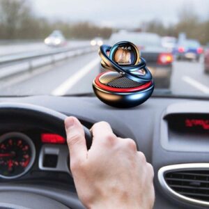 Solar Double-ring Car Aromatherapy